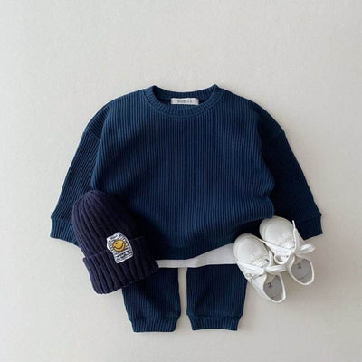 Conjunto Deportivo Infantil Coreano - Sudadera y Pantalón para Niños y Niñas Primavera Otoño - Image 7