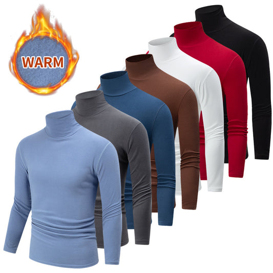 Polera Térmica de Cuello Alto para Hombre - Abrigo Versátil de Invierno