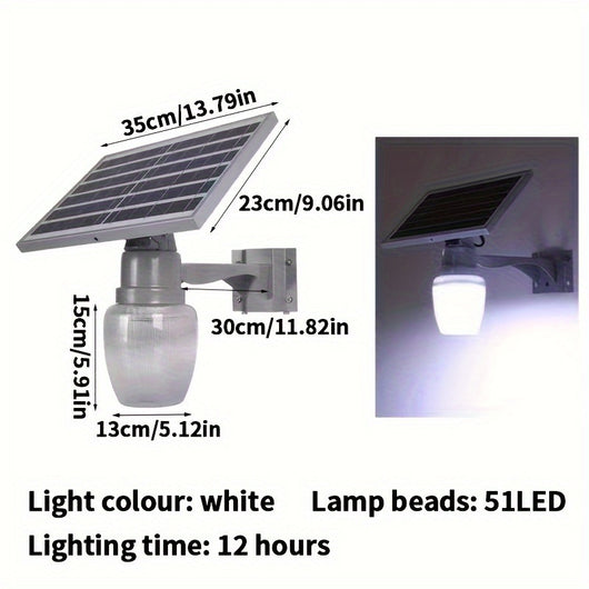 Lámpara Solar Inteligente con Sensor de Oscuridad y Apertura Automática - Image 5