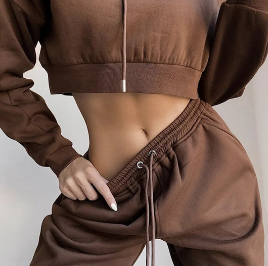 Conjunto Deportivo Otoñal: Sudadera con Capucha y Pantalón de Cintura Elástica - Image 13