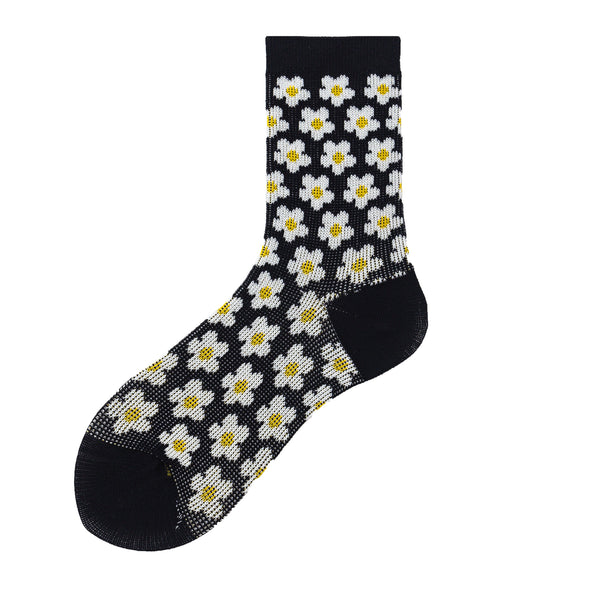 Calcetines Floral Doble Aguja Estilo Hyuna - Image 7