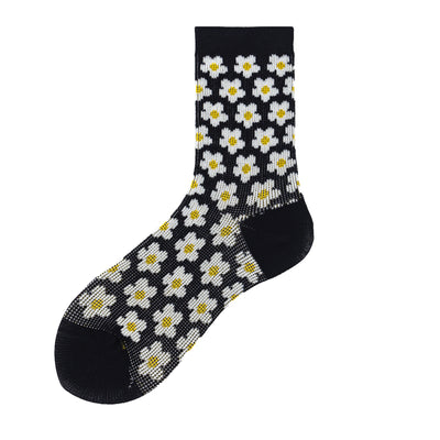 Calcetines Floral Doble Aguja Estilo Hyuna - Image 7