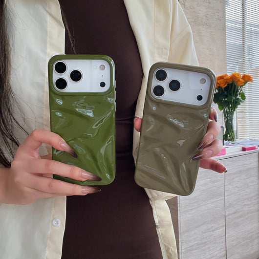 Funda Celular con Patrón Plisado 3D - Colores Otoño Invierno - Image 14