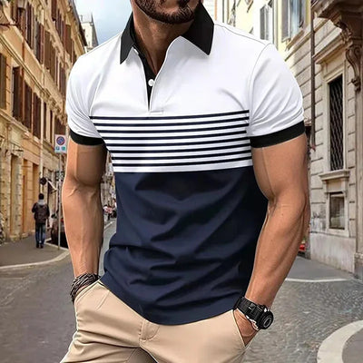 Camiseta Casual de Manga Corta para Hombre - Diseño Versátil - Image 2