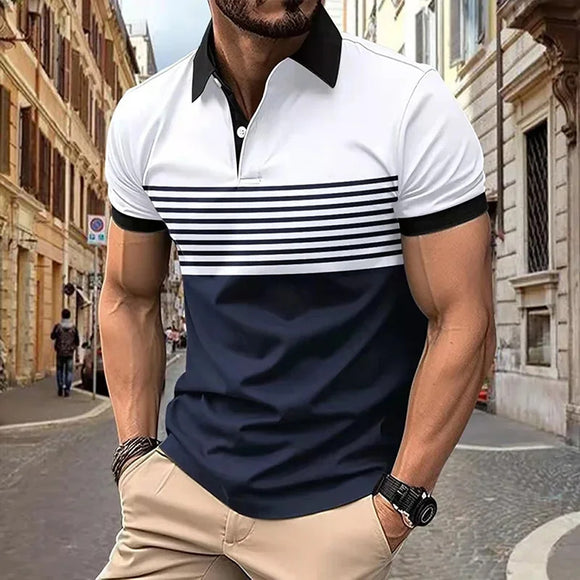 Camiseta Casual de Manga Corta para Hombre - Diseño Versátil