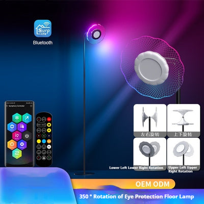 Lámpara de Pie LED para Dormitorio con Protección Ocular Avanzada - Image 6