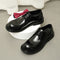 Zapatos de Cuero para Pies Anchos - Cuero Genuino Charol Premium