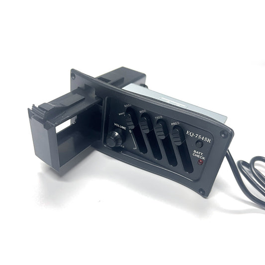 Ecualizador de Cuatro Bandas con Captador de Vibración para Piano Eléctrico