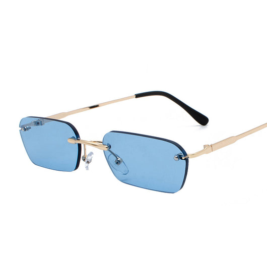 Gafas Cuadradas sin Marco Estilo Hong Kong para Hombre