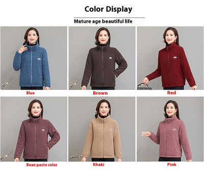 Abrigo Térmico para Mujer Adulta - Chaqueta Acolchada de Algodón con Forro Polar - Image 29