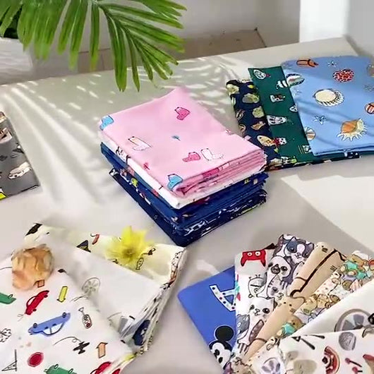 Tela de Algodón Puro para Ropa de Cama Infantil con Diseño de Animales del Abecedario - Image 8