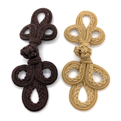 Accesorios Tejidos a Mano Estilo Chino con Motivo de Tres Hojas 19A - Image 30