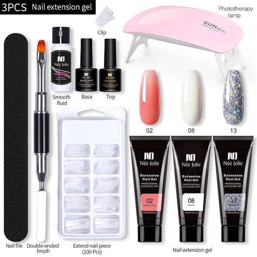 Set de Adhesivo Gel para Uñas Artísticas 15ml con Fotocurado - Image 16
