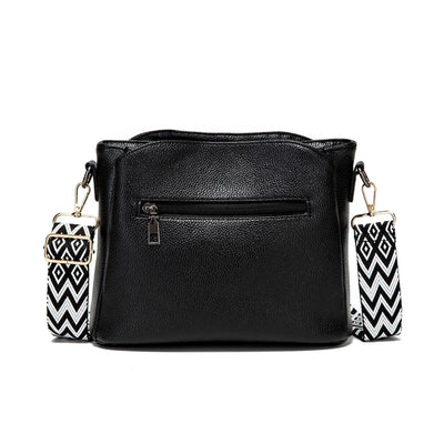 Bolsa de Hombro Retro Estilo Bucket Multicompartimientos Casual - Image 24