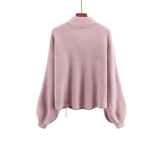 Suéter Suelto Roto Asimétrico para Mujer - Diseño Minimalista - Image 10