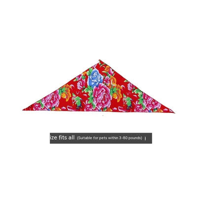 Pañuelo Triangular Estilo Campestre para Perros y Gatos - Image 4