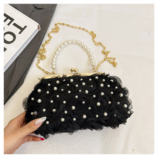 Bolso Tipo Shell con Broche Floral para Cenas Elegantes - Image 13
