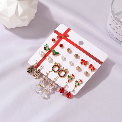 Aretes Navideños Papá Noel Goteo - Image 5