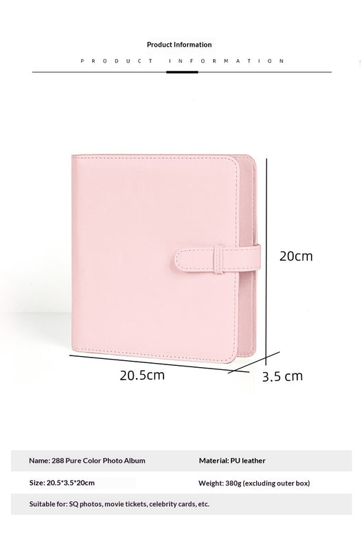 Álbum de Fotos PU Color Sólido con 288 Espacios - Image 11