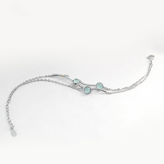 Pulsera de Plata Esterlina Música Marina - Diseño Minimalista para Estudiantes - Image 8
