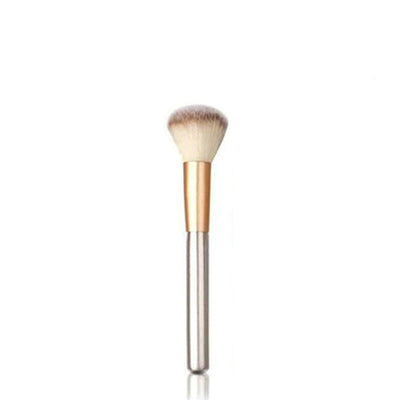 Set de 12 Brochas de Maquillaje Blanco Crema con Cerdas Sintéticas Premium - Image 4