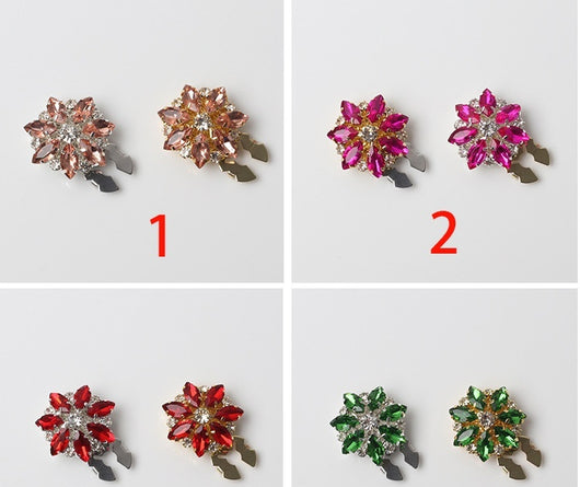 Broche Decorativo Ojo de Caballo con Cristales y Diamantes - Image 19