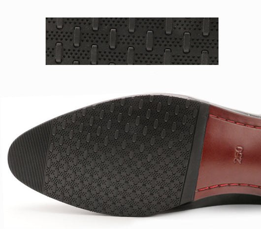 Zapatos Derby de Cuero Artesanales para Hombre - Diseño Cuadriculado Punta Fina - Image 7