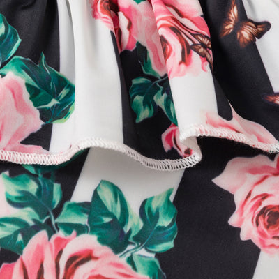 Traje de Baño Entero para Bebé Niña con Estampado Floral Rosa - Image 5