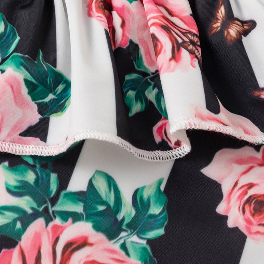 Traje de Baño Entero para Bebé Niña con Estampado Floral Rosa - Image 5