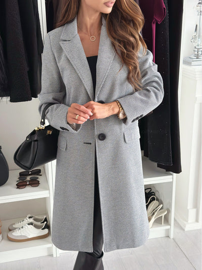 Abrigo de Lana Largo para Mujer - Elegancia Clásica de Invierno - Image 9