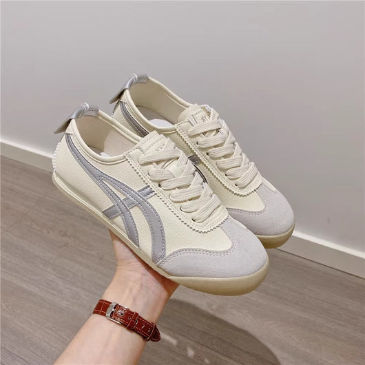 Tenis Cortez Mujer Cuero con Suela Gruesa y Malla Transpirable - Image 10