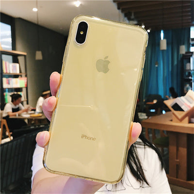 Funda Transparente Colorida a Prueba de Caídas para Celular - Image 13