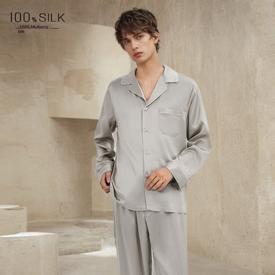 Pijamas de Seda Pesada Mumi para Hombre - Image 20