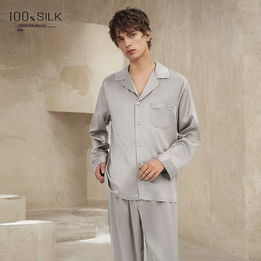 Pijamas de Seda Pesada Mumi para Hombre - Image 20