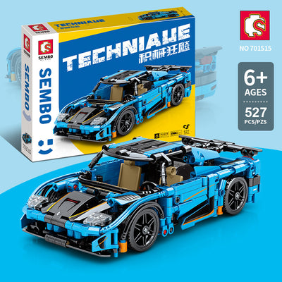 Auto Deportivo de Bloques de Construcción - Puzzle Armable para Niños - Image 8