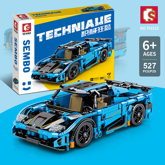 Auto Deportivo de Bloques de Construcción - Puzzle Armable para Niños - Image 8