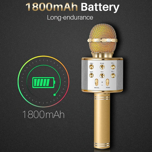 Micrófono Inalámbrico Bluetooth Portátil para Karaoke y Música - Image 29