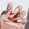 Gel de Uñas Efecto Cuadrícula y Líneas Geométricas