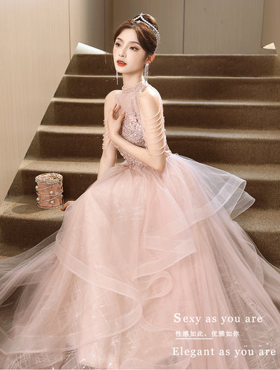 Vestido de Noche Elegante Rosa para Mujer - Image 19