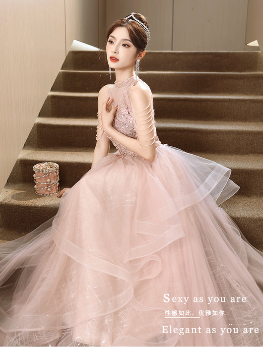 Vestido de Noche Elegante Rosa para Mujer - Image 19