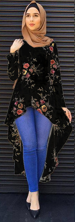 Blusa Asimétrica con Detalle Dovetail - Image 3