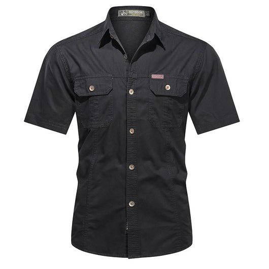 Camisa Militar de Verano Manga Corta para Hombre - Image 6