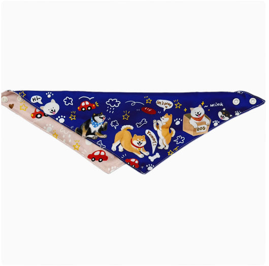 Carpeta Triangular Reversible Shiba Inu con Diseño Doble Cara - Image 5