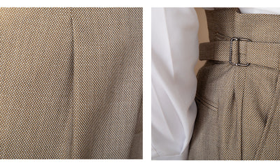Pantalones Rectos de Cintura Alta Color Liso para Uso Diario - Image 6
