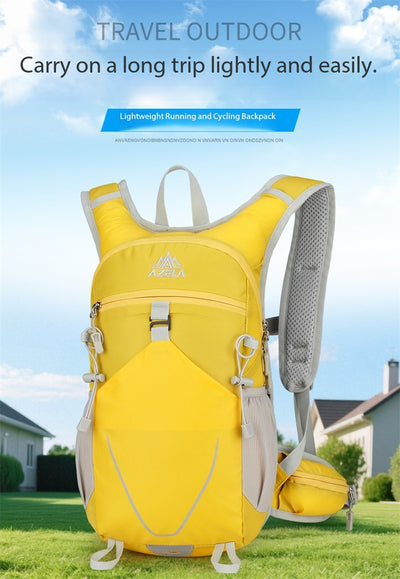 Mochila de Hidratación Ligera AZELA, Mochila Deportiva Transpirable con Múltiples Bolsillos para Trail Running, Senderismo, Ciclismo - Image 15