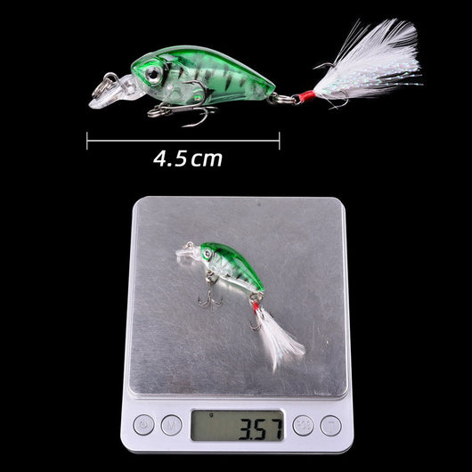 Señuelo de Roca 45cm Gordito Pequeño con Plumas - Image 5