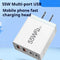 Cargador USB Multi-Puerto 55W - Carga Rápida para Múltiples Dispositivos