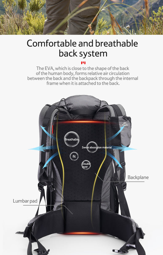 Mochila de Senderismo de Gran Capacidad para Camping y Viajes - Image 11