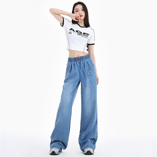 Jeans Anchos de Tencel y Seda Fría - Comodidad Ultraligera - Image 2