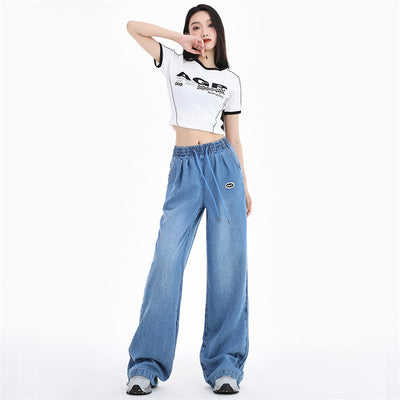 Jeans Anchos de Tencel y Seda Fría - Comodidad Ultraligera - Image 2